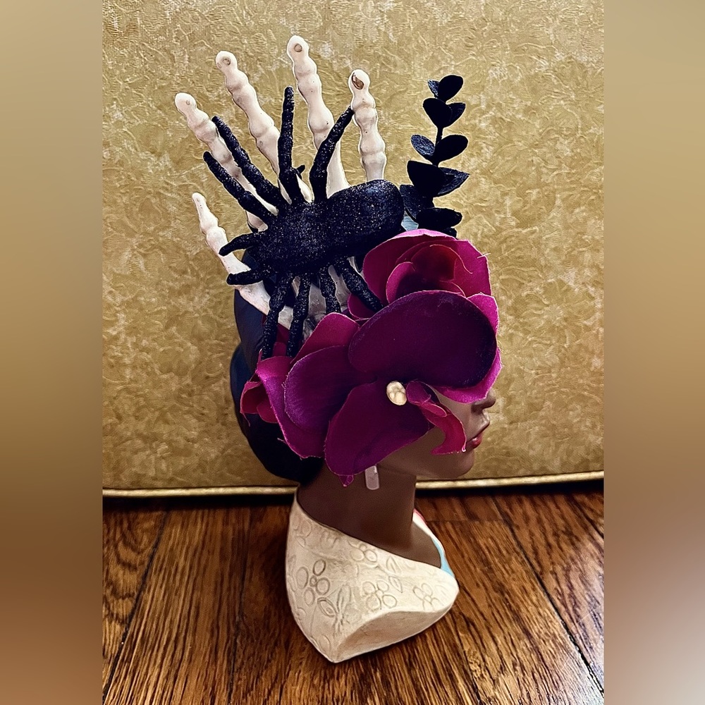 Misfortune Galore Hair Fascinator Pinup Rockabilly Goth Psychobilly Spider